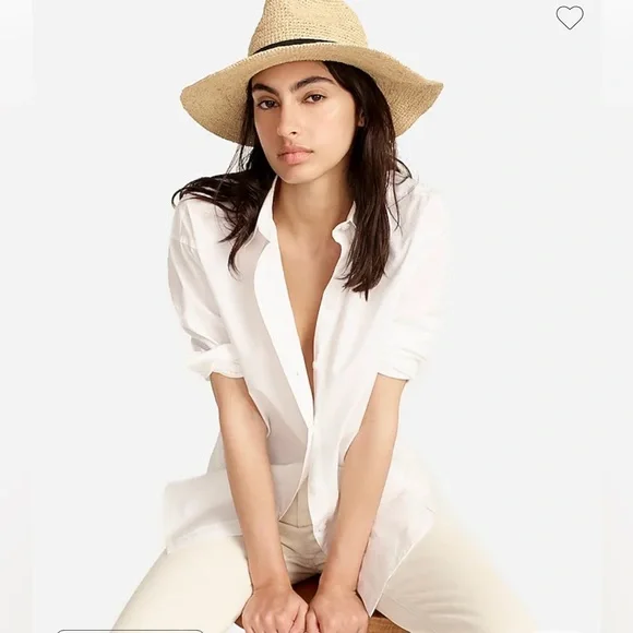 J. Crew | Accessories | J Crew Wide Brim Packable Straw Hat  display picture 2